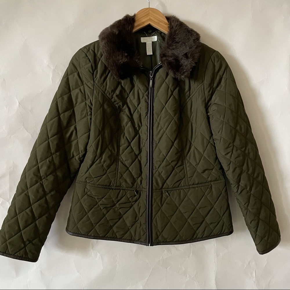 Charter Club Petite Women’s Faux fur Jacket
